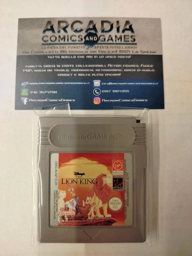 The Lion King Re Leone Game Boy Nintendo GB Solo Cartuccia Loose